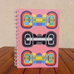 CUADERNO GEOMETRÍAS - Kieshka Pañuelos, papelería y deco