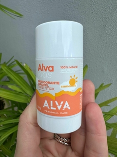 Desodorante em Barra Infantil Camomila Vegano 33g Alva