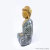 Escultura Decorativa Artesanal de Madeira Buda Meditação 25cm na internet