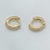 Argola Zircônia M - comprar online