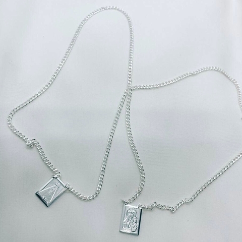 Escapulário Gênova - Banho em Ouro 18k ou Prata 925