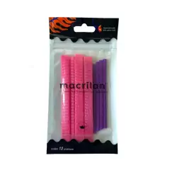 Protetor para Pinceis Maquiagem Macrilan com 12 Un AC-01