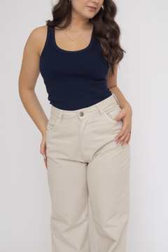 BLUSA REGATA ZOE AZUL MARINHO - USELAF