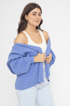 CARDIGAN EMMA TRICOT AZUL