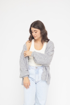 Imagem do CARDIGAN EMMA TRICOT CINZA