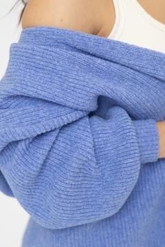 CARDIGAN EMMA TRICOT AZUL na internet