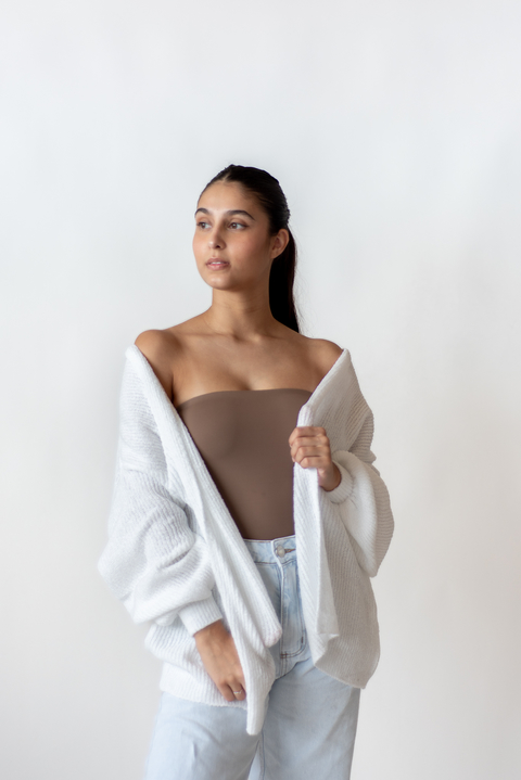 CARDIGAN EMMA TRICOT OFF-WHITE