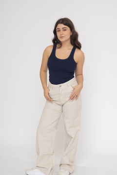 CALÇA JEANS ELENA MARFIM