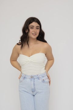 BLUSA LENA TRICOT OFF-WHITE