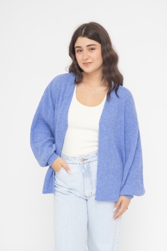 Imagem do CARDIGAN EMMA TRICOT AZUL