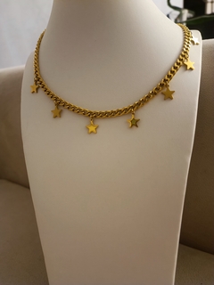 Collar estrellado acero - comprar online
