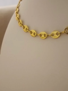 Choker enchape oro - comprar online