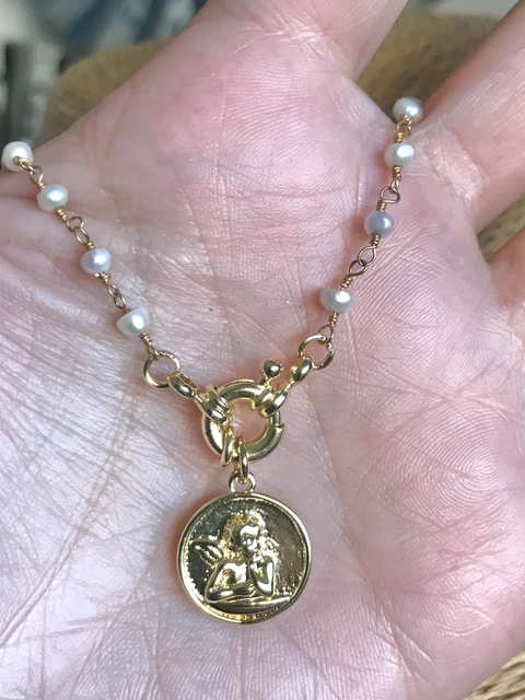 Collar ángel de la guarda