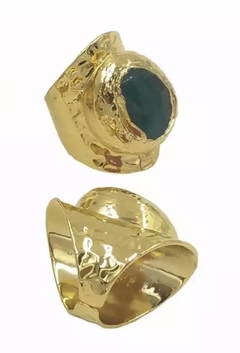 Anillo piedra verde - comprar online