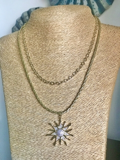Collar doble sol - comprar online