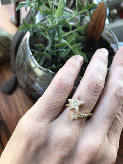 ANILLO DOBLE ESTRELLA - comprar online