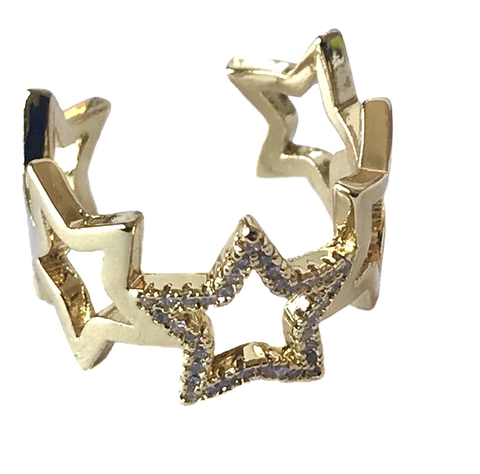 ANILLO AJUSTABLE ESTRELLAS