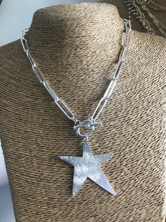 Collar con broche timón y Estrella - comprar online