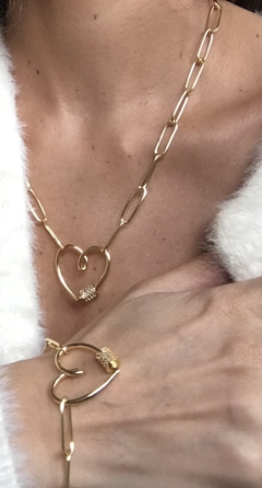 Collar broche corazón - comprar online