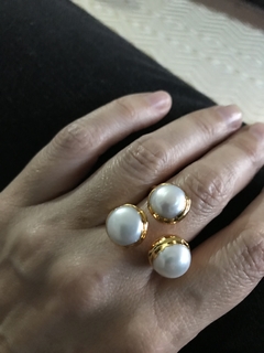 Anillo trío perlas - comprar online