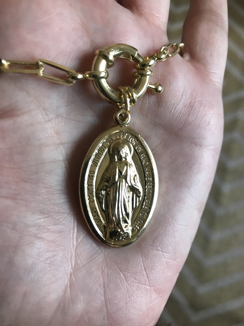 Collar Virgen de los rayos/ milagros