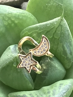 Ear Cuff Estrella-luna
