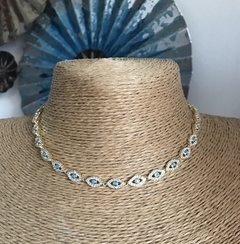 Collar ojos de circones - comprar online
