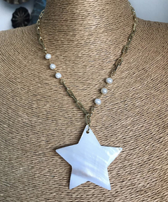 Collar Estrella nacar