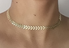 Collar Choker hojas