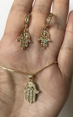 Aros mano de Fátima - comprar online