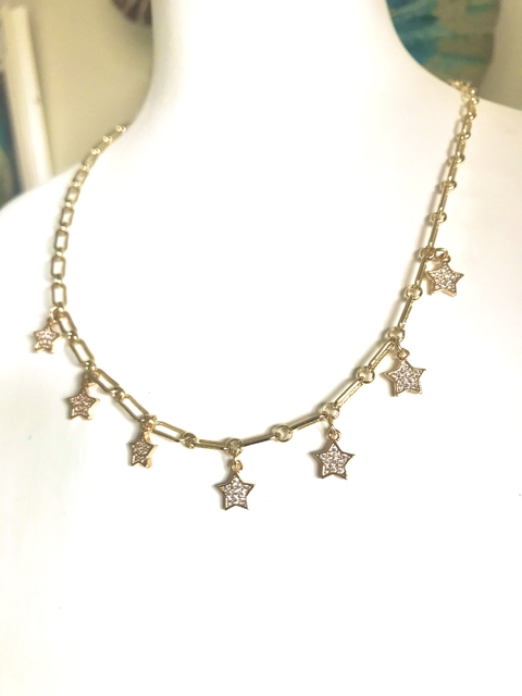 Collar colgantes Estrellas