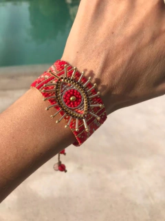 PULSERA M OJO PROTECTOR ROJO en internet