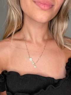 Collar llave corazón