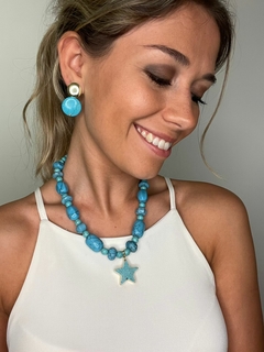 Aros turquesa - comprar online