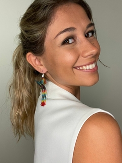 Aros colibrí multicolor - tienda online