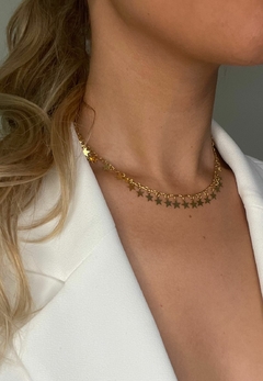 Collar estrellas colgantes