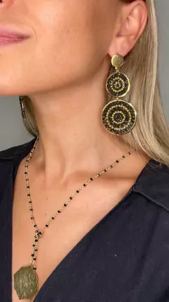 Aros doble negro