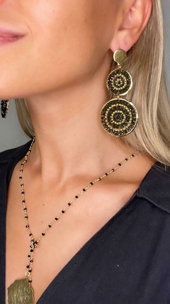 Aros doble negro - comprar online