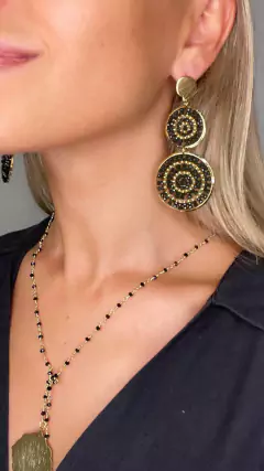 Aros doble negro - comprar online