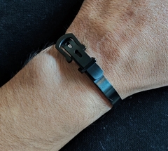 Pulsera hebilla negra