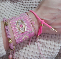 PULSERA ROSADA OJO PROTECTOR - tienda online