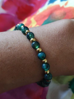 Pulsera verde gold