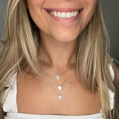 Collar trío de estrellas - comprar online