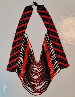 Collar cascada roja - tienda online