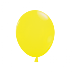 Globo Globolandia Liso Amarillo 10" x50