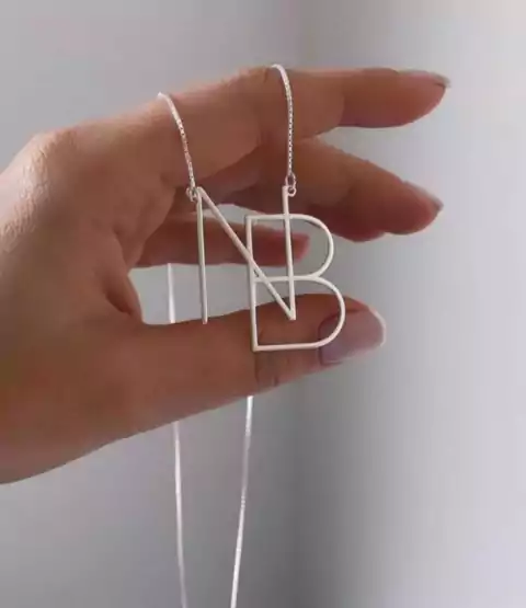 Gargantilha Monograma Duplo