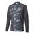 Camisa Manchester City Pré-jogo 25/26 manga longa - Torcedor Puma Masculina - Cinza com detalhes em azul