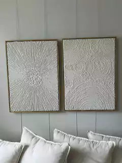 Diptico Soleil enmarcado