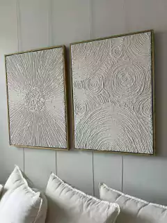 Diptico Soleil enmarcado - comprar online