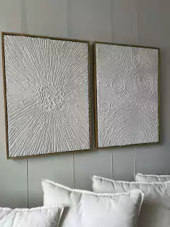 Diptico Soleil enmarcado en internet